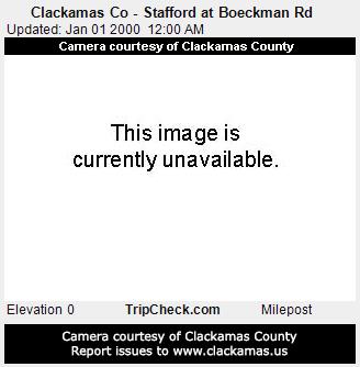 Traffic Cam Clackamas Co - Stafford at Boeckman Rd